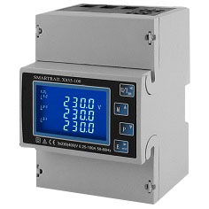 Smartrail X835100MID 4DIN 100A DC Meter with Modbus and pulse