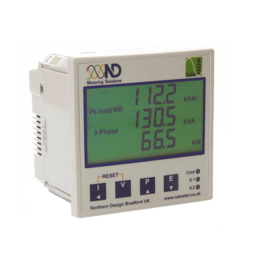 Northern Design Cube400 Multifunction IP System Meter with Harmonic Analysis,, Digital Input/Output, Modbus/TCP and Web interface