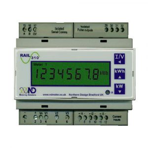 ND Rail 350VIP Retro-Fit Multifunction kWh Meter with Web pages and Modbus/TCP